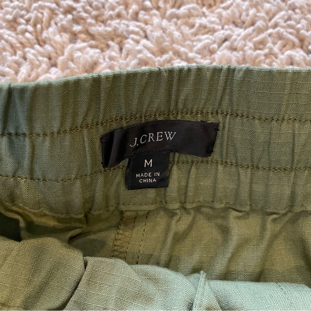 J Crew Pull-On Cargo Short General Surplus Green Size Medium - Picture 11 of 14